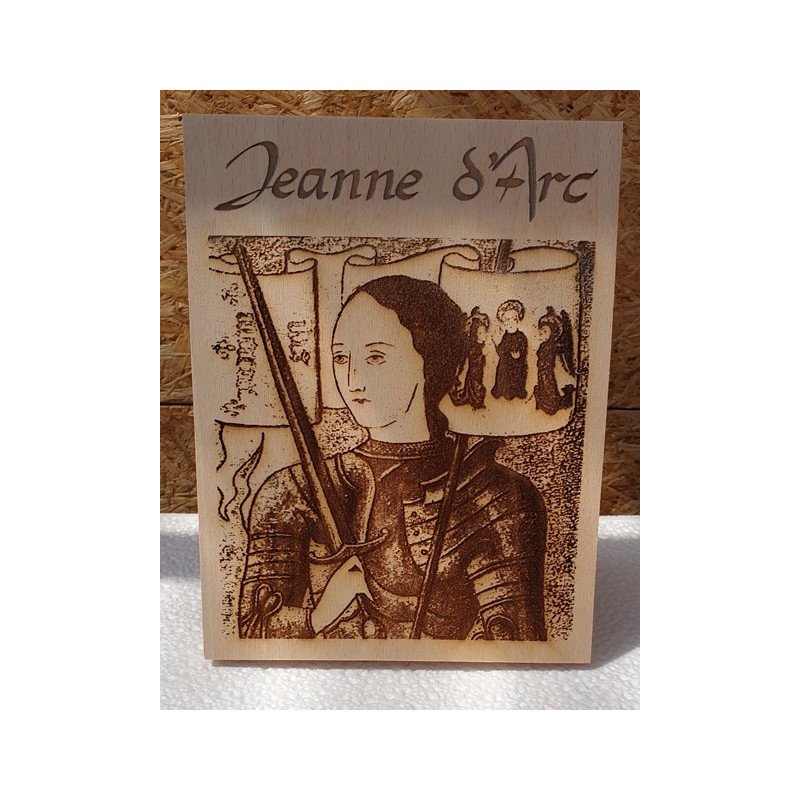Plaque Jeanne d' Arc